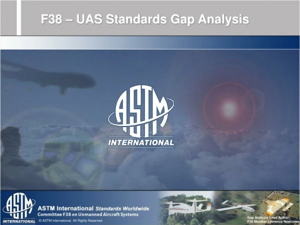 F38 – UAS Standards Gap Analysis