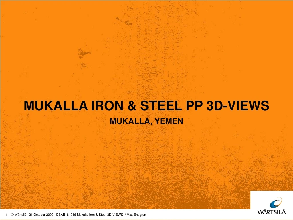 mukalla iron steel pp 3d views