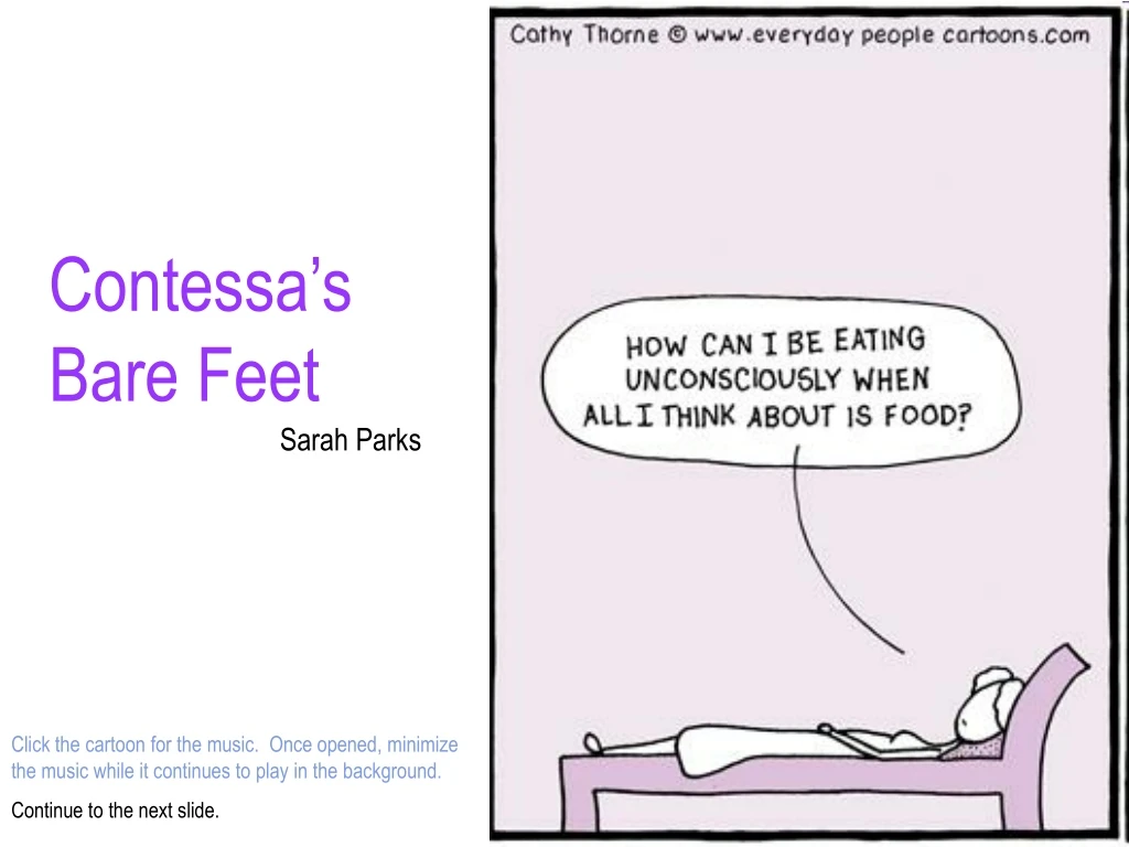 contessa s bare feet