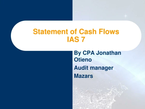 Statement of Cash Flows IAS 7