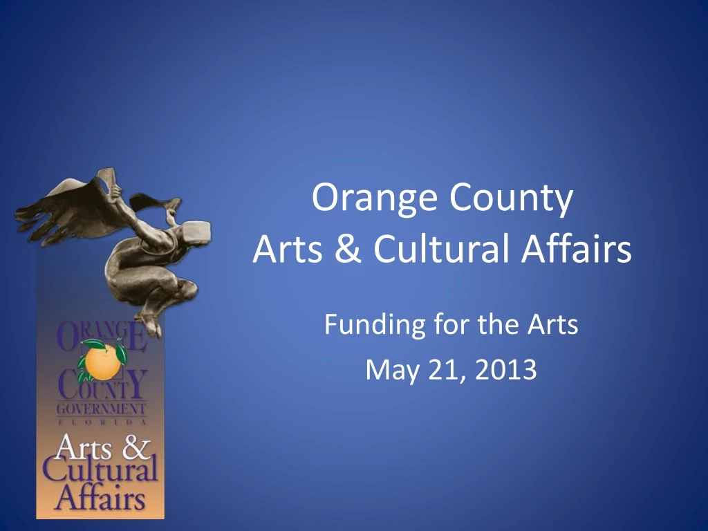 orange county arts cultural affairs