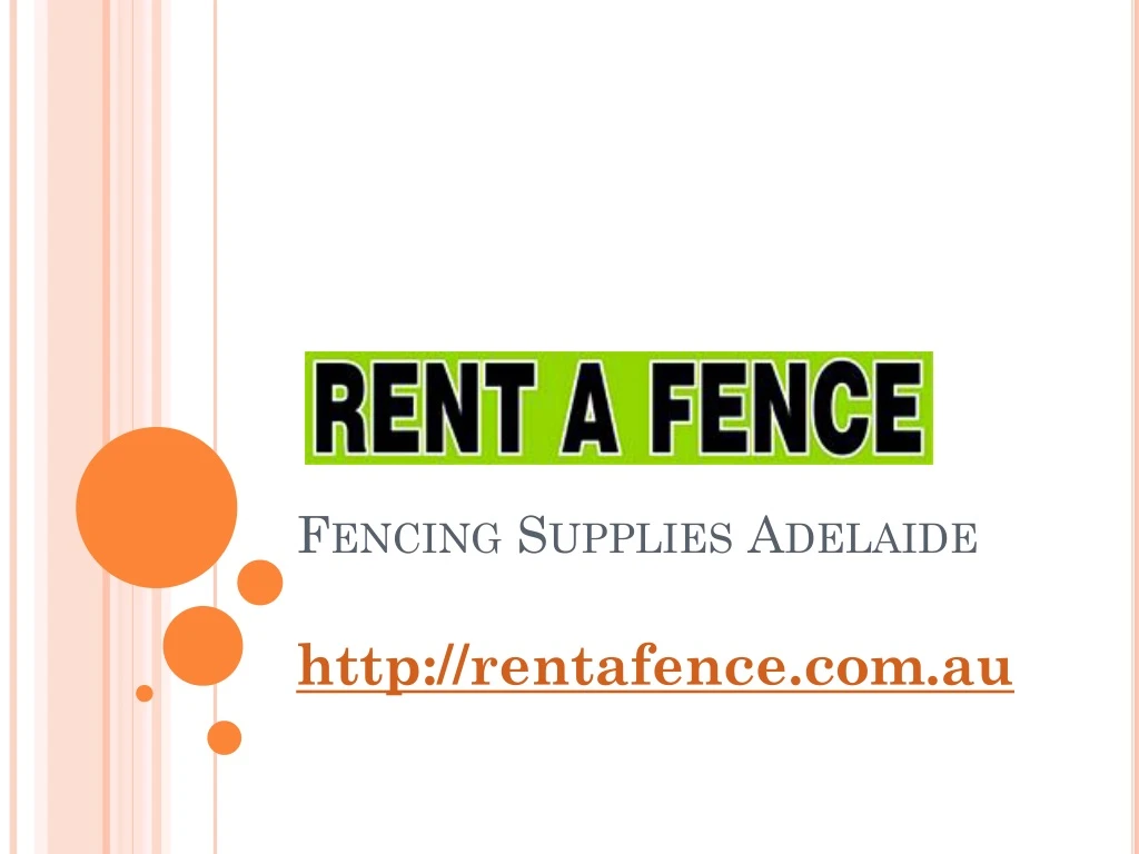 fencing supplies adelaide