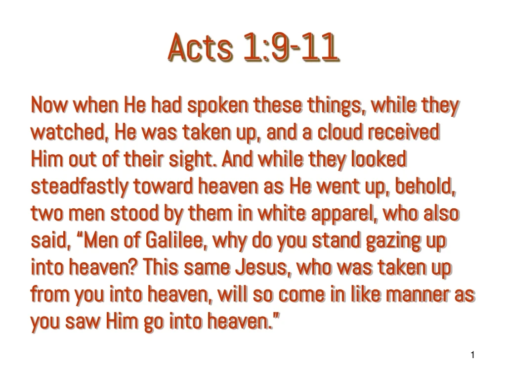 acts 1 9 11