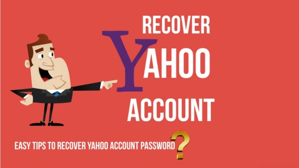 How To Recover Your Yahoo Mail Account- Quick View