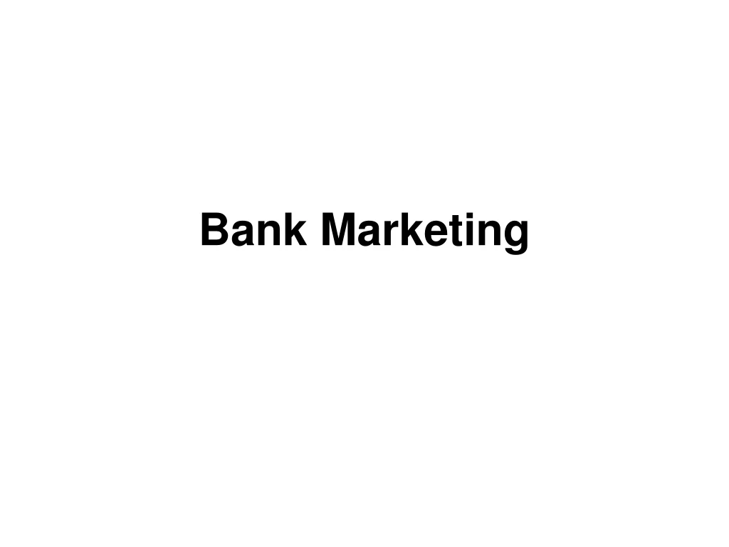 bank marketing