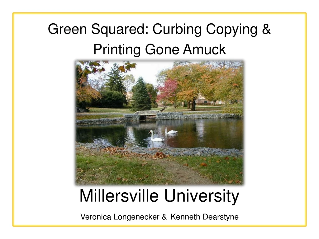 green squared curbing copying printing gone amuck