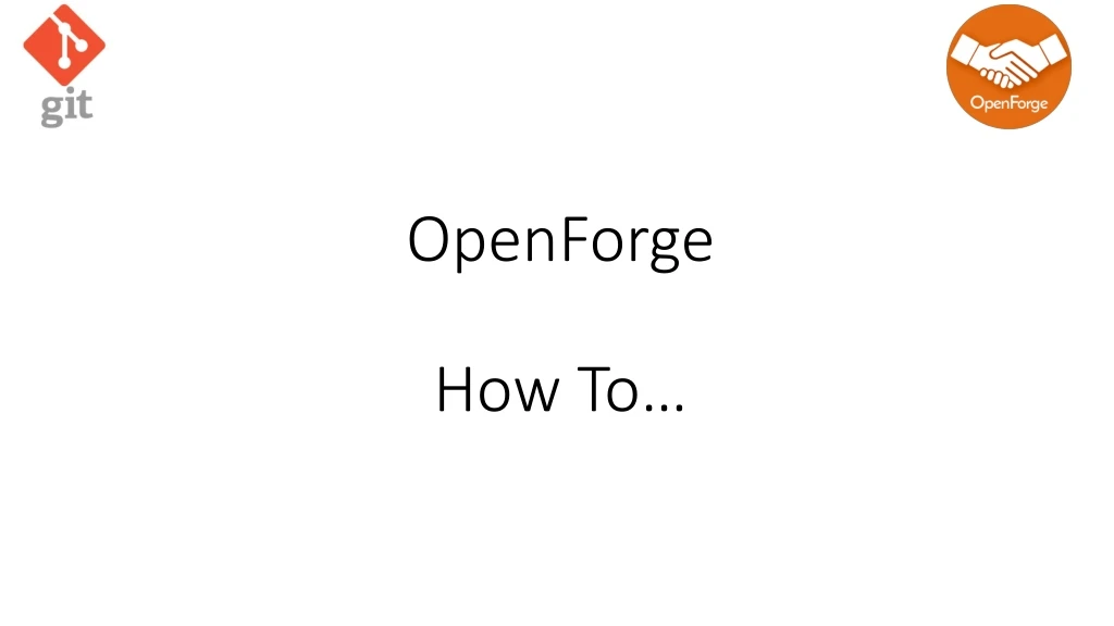 openforge how to