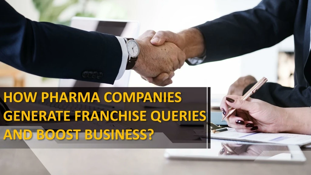 how pharma companies generate franchise queries