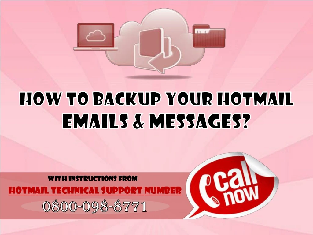 how to backup your hotmail emails messages