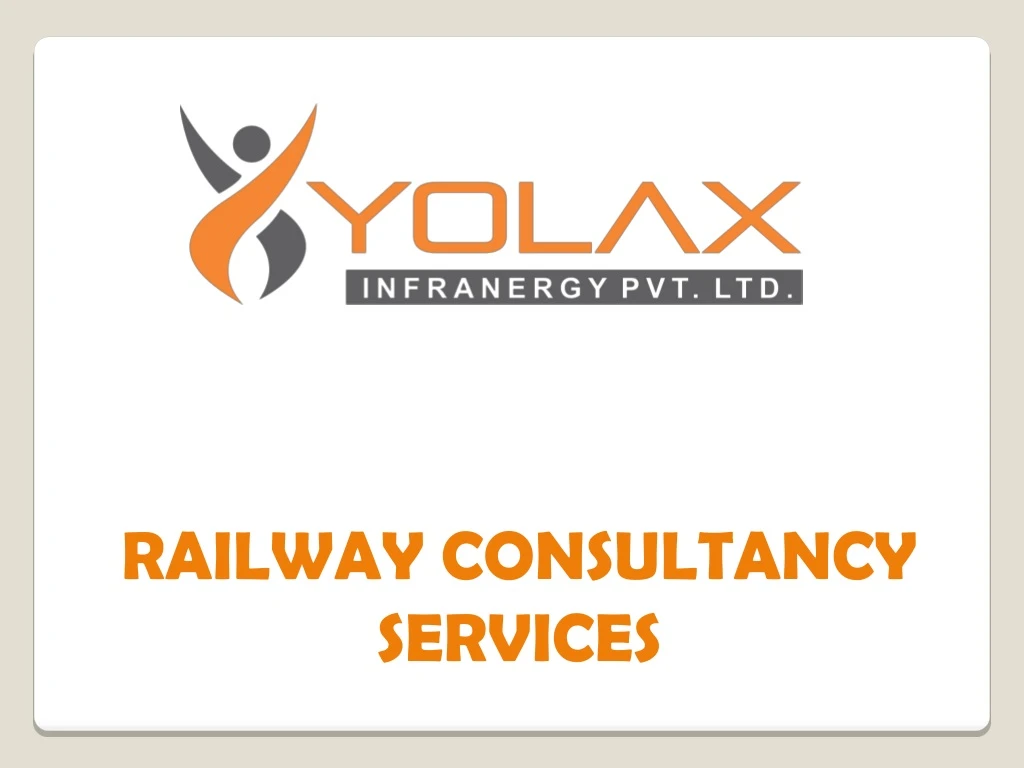 railway consultancy services