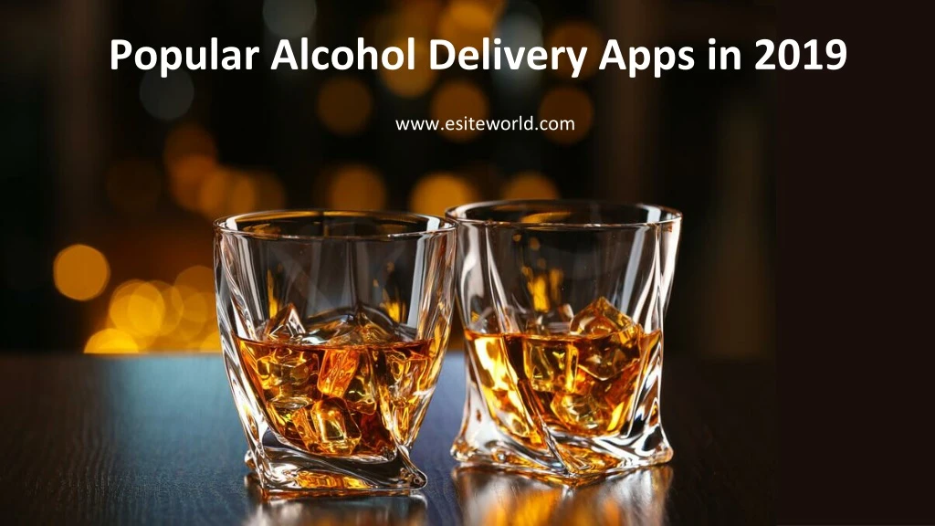popular alcohol delivery apps in 2019