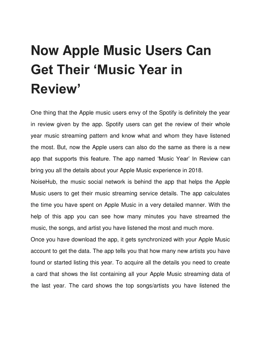 now apple music users can get their music year