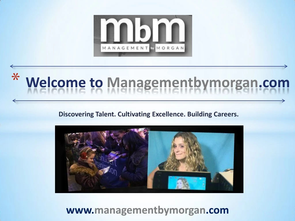 welcome to managementbymorgan com