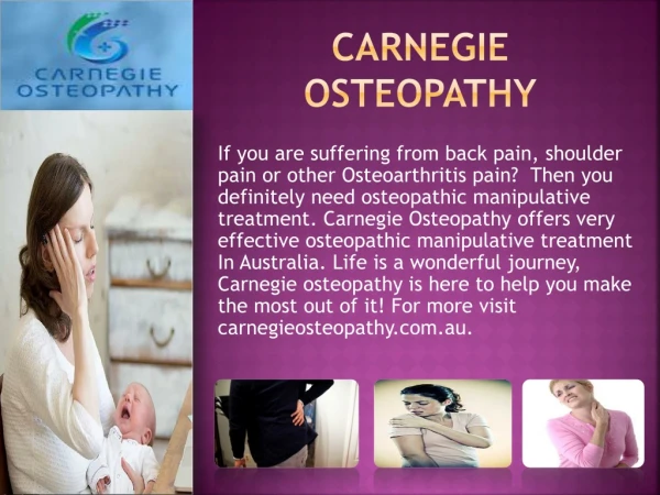Carnegie Osteopathy - Best Fascial Counterstrain Therapy In Australia