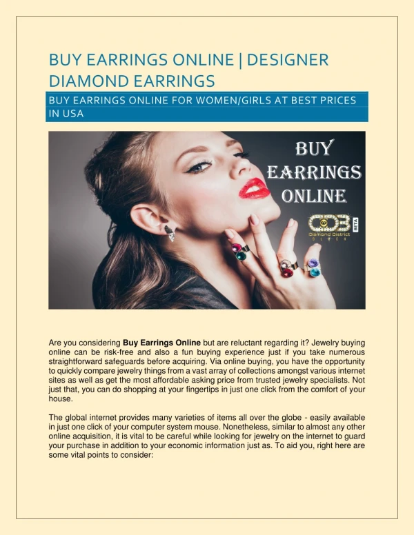 Buy Earrings Online