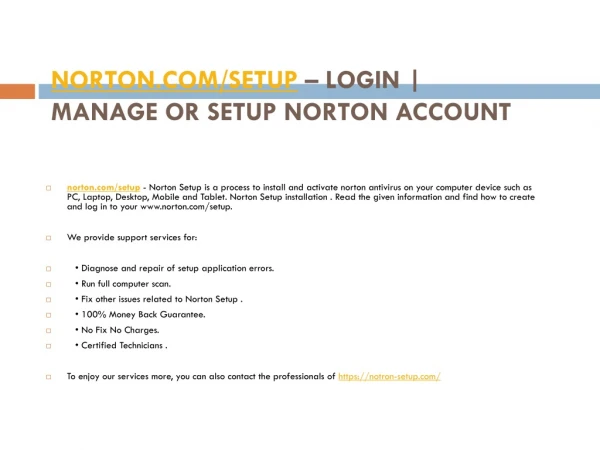 norton com setup login manage or setup norton account