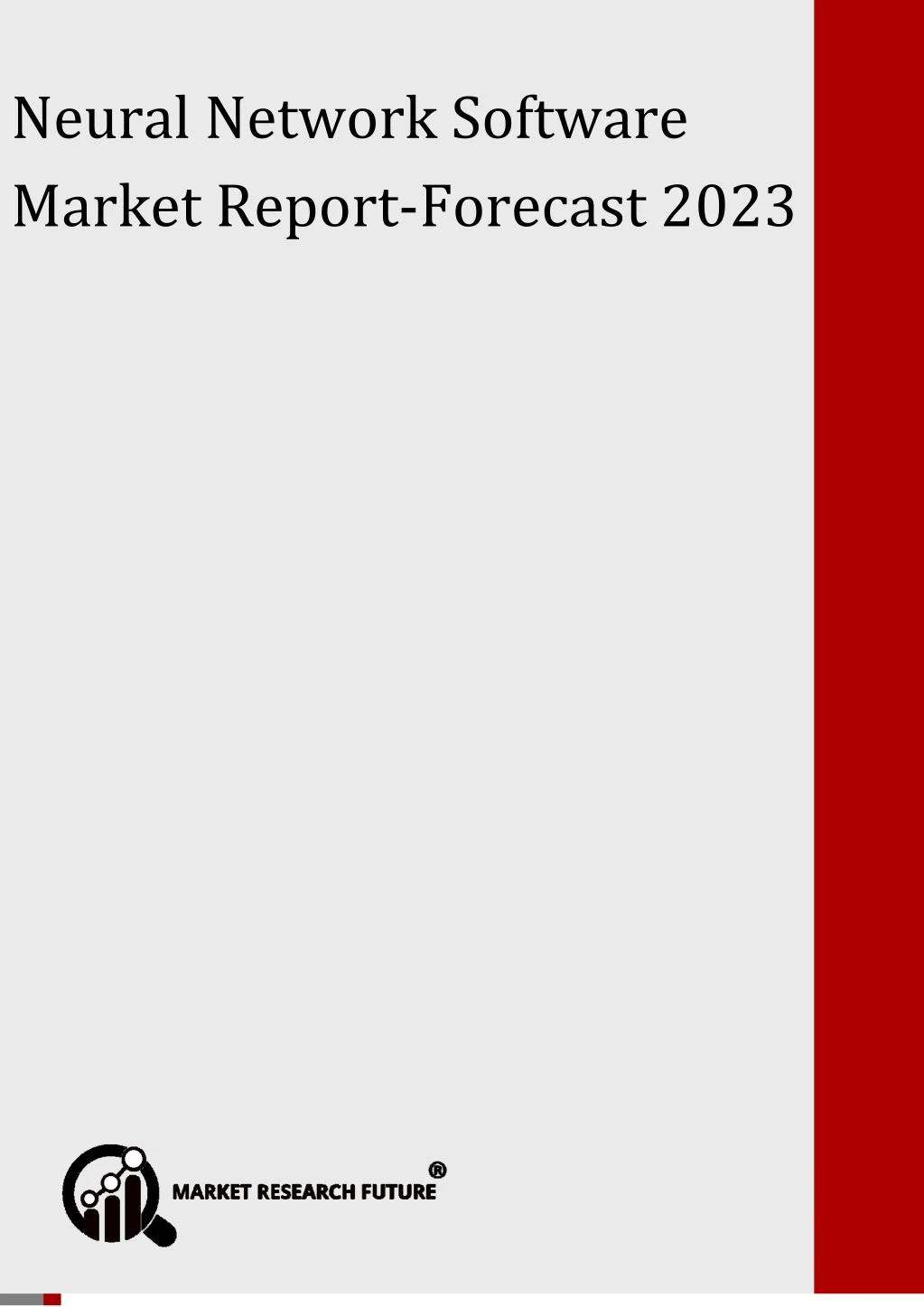 neural network software market forecast 2023