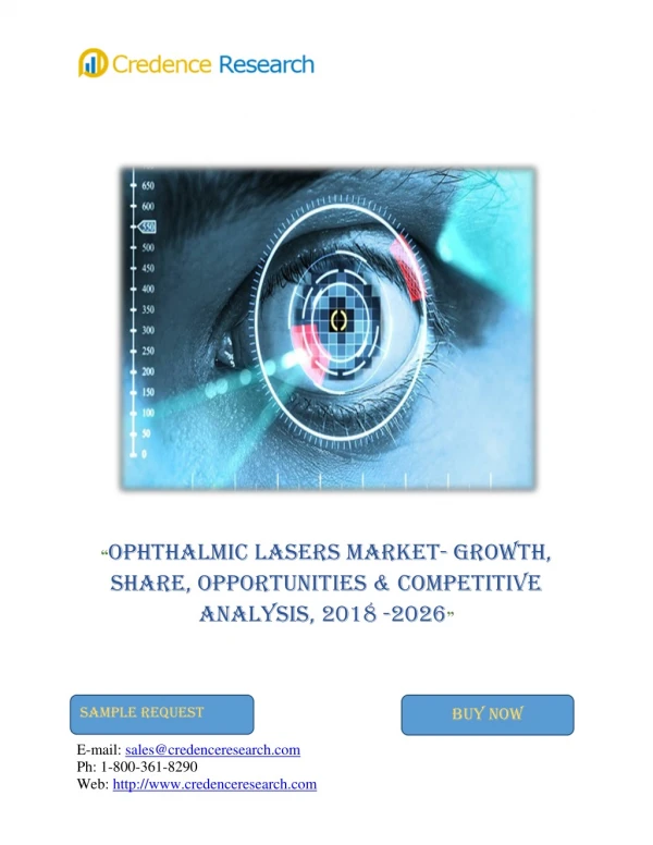 Global Ophthalmic Lasers Market Is Expected To Reach US$ 1520 Mn By 2025