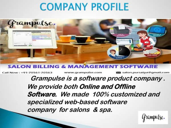 Billing Software for Salon | Spa | Gym - Grampulse