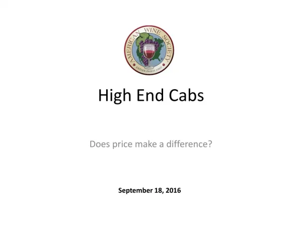 High End Cabs