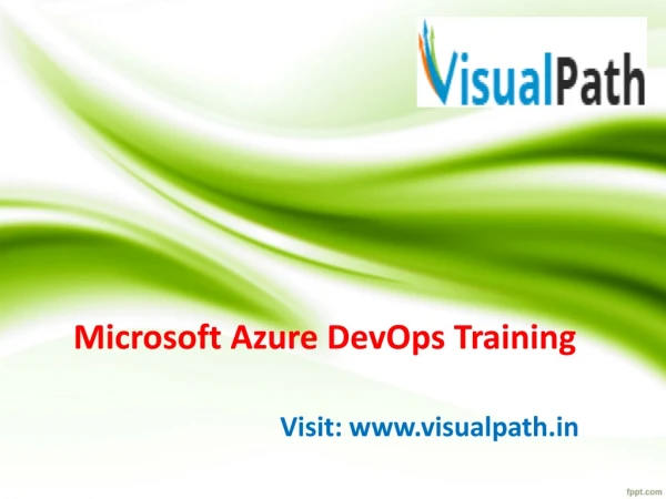 Azure DevOps Online Training | Microsoft Azure DevOps Training