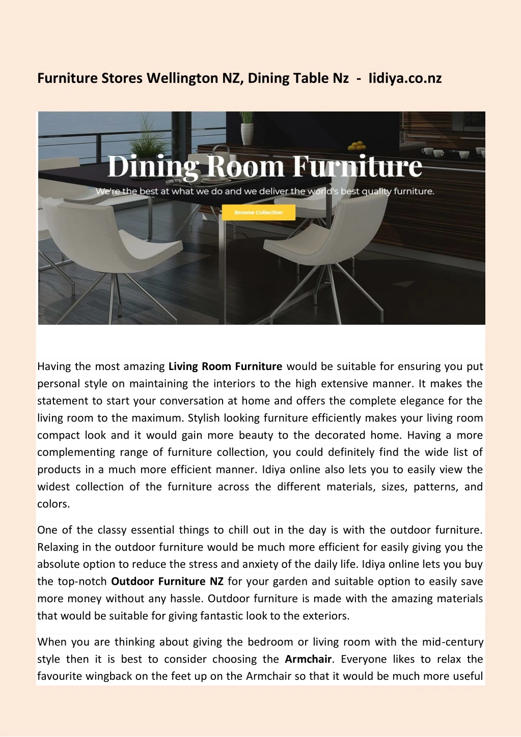 furniture stores wellington nz dining table