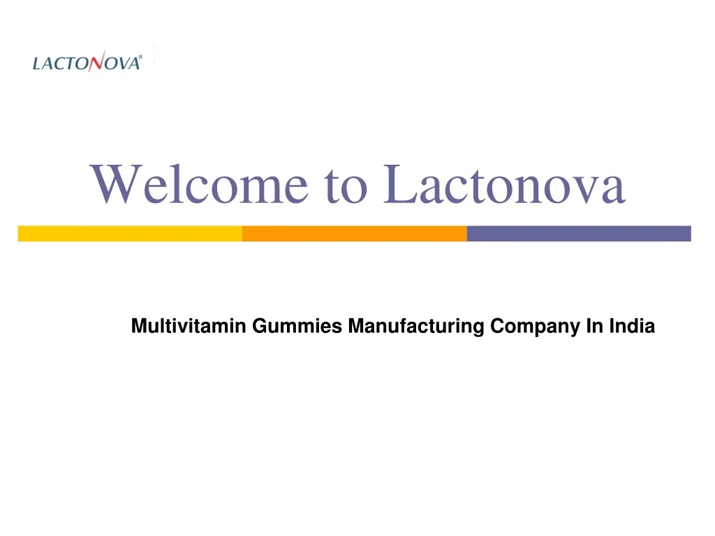 welcome to lactonova