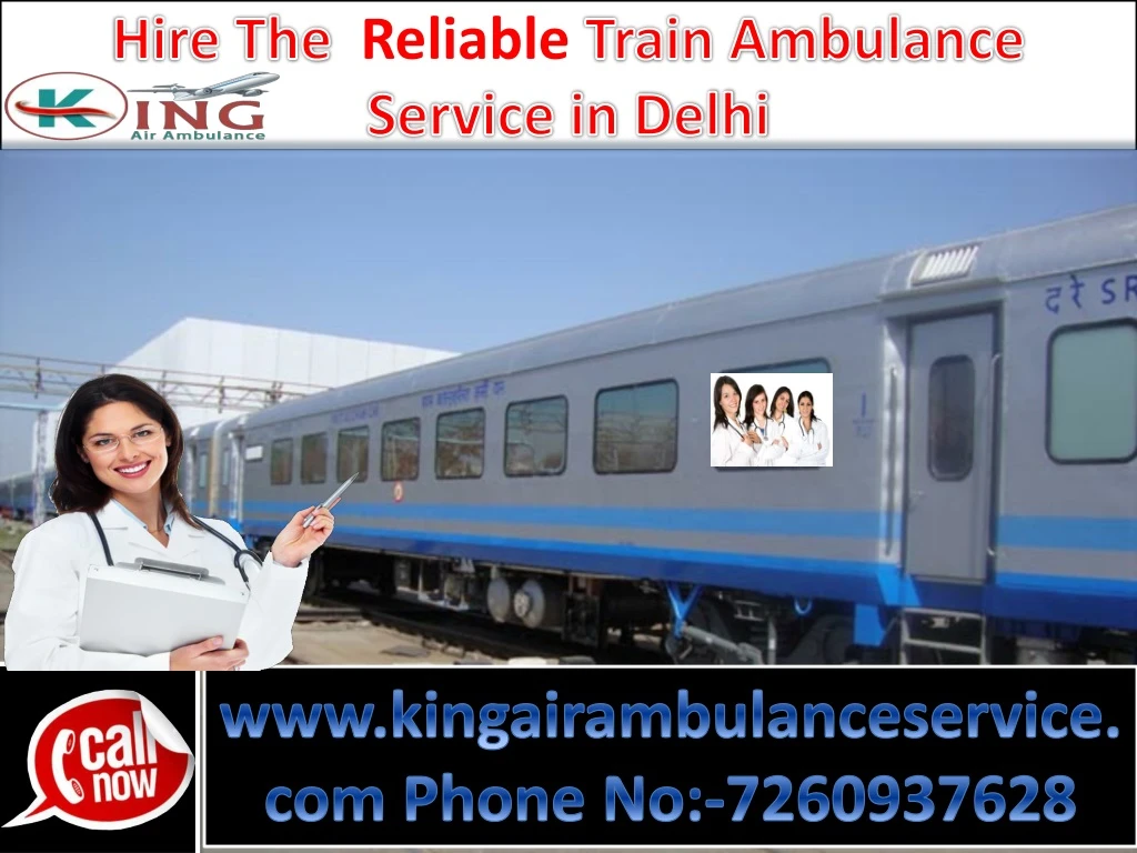 hire the reliable train ambulance service in delhi