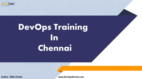 DevOps Training & Certification Course Chennai - DevOps Training in Chennai - DevOpsSchool