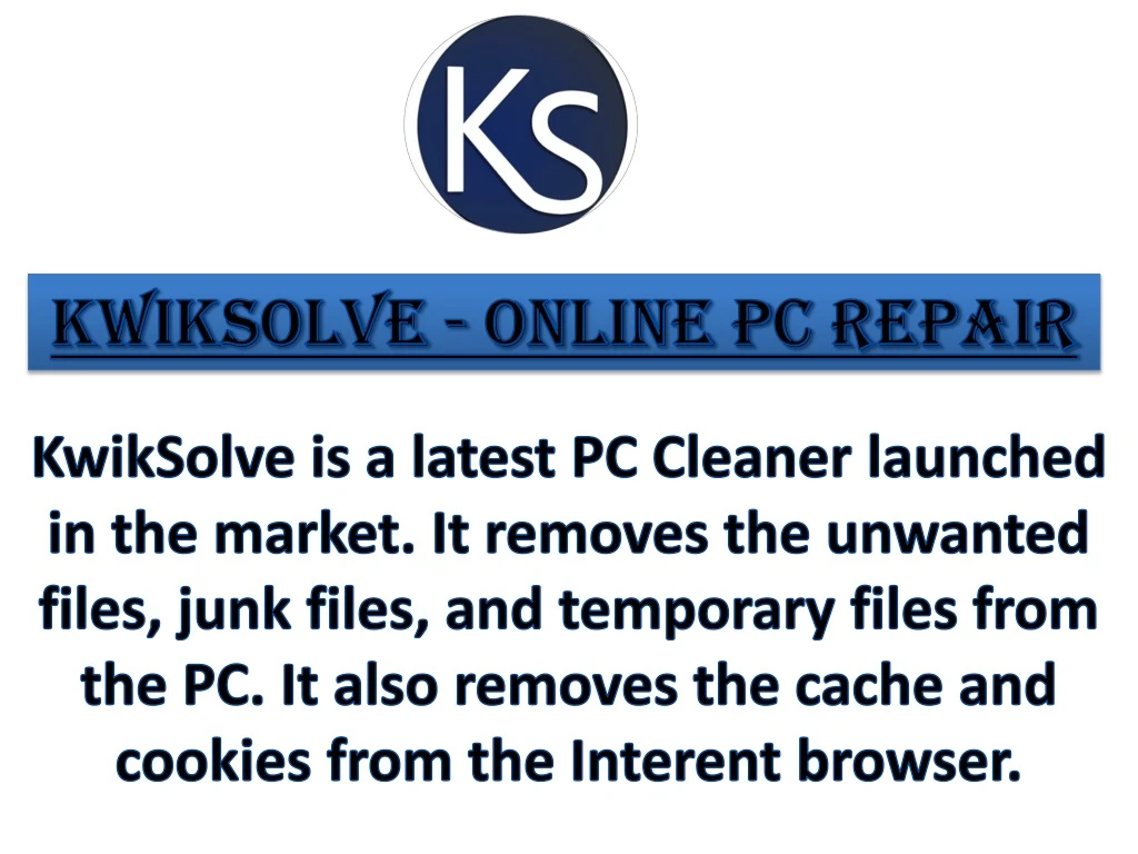 kwiksolve online pc repair