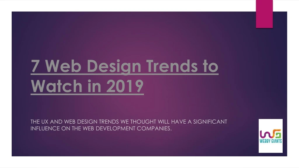 7 web design trends to watch in 2019