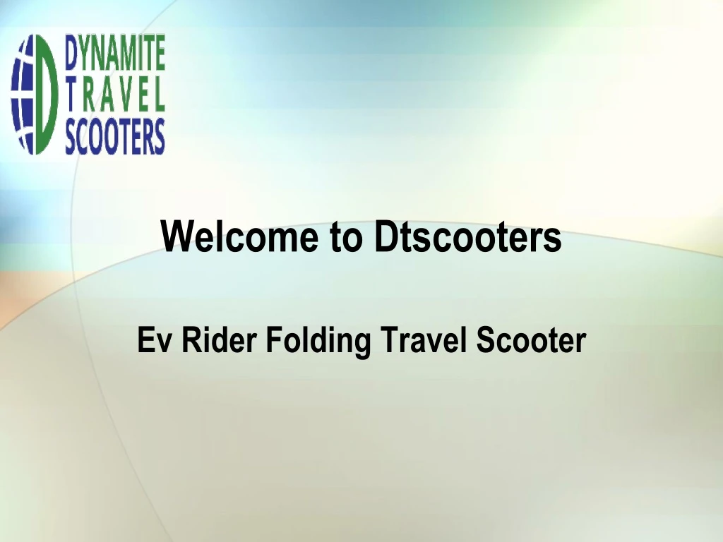 welcome to dtscooters