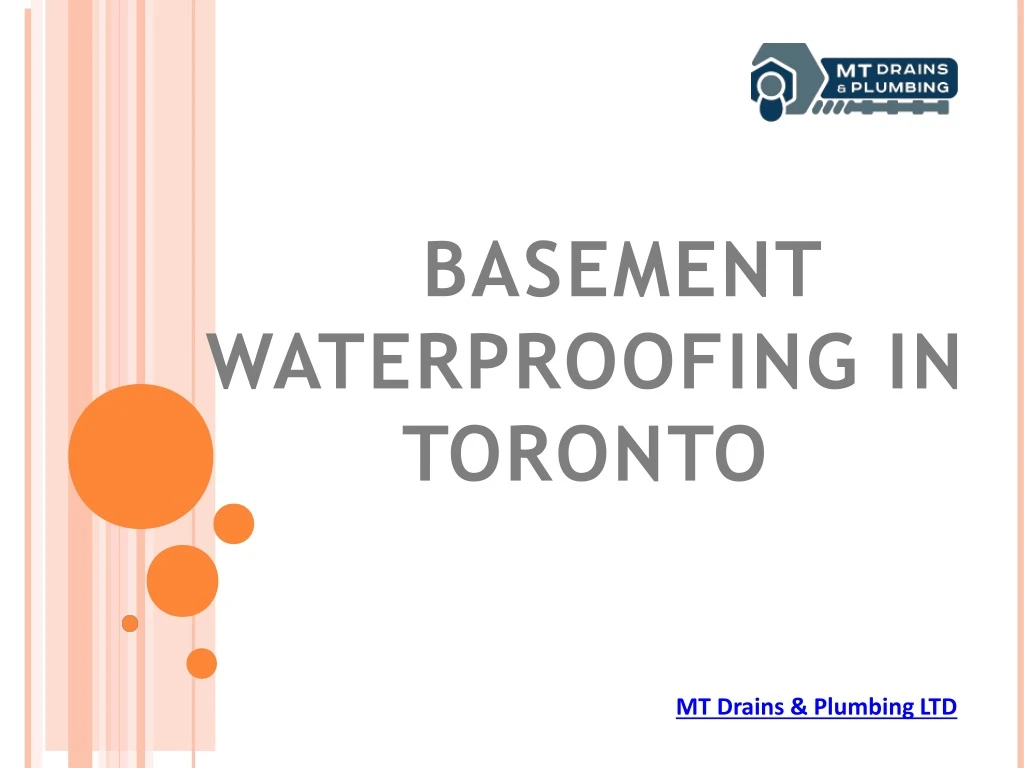 basement waterproofing in toronto