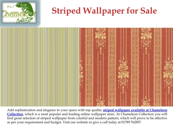 Striped Wallpaper for Sale