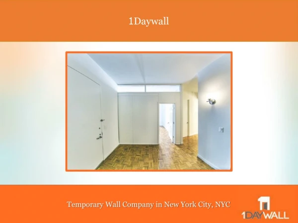 Temporary Wall Company NYC
