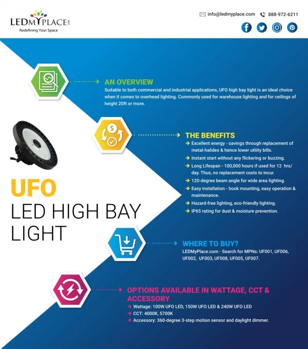 UFO Led High Bay Light 150W Order Online