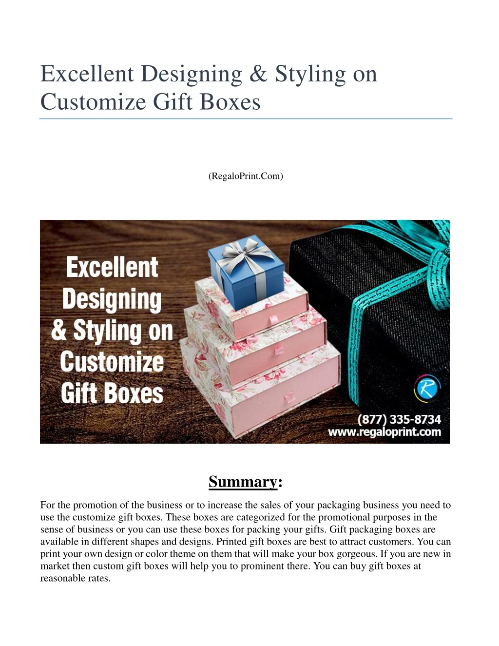 excellent designing styling on customize gift