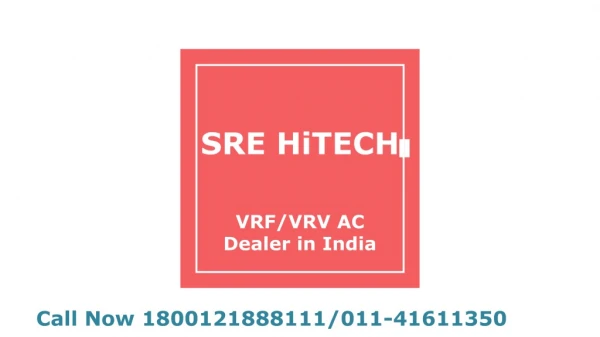 VRF/VRV Installation Service in India