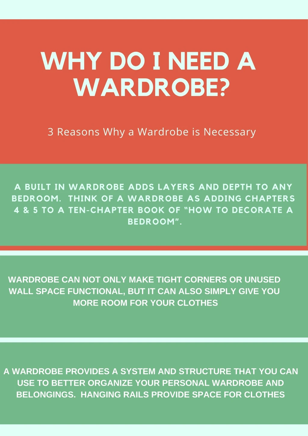 why do i need a wardrobe
