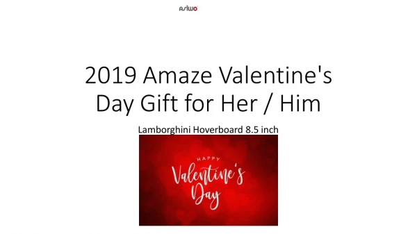 2019 Amaze Valentine's Day Gift For Her / Him