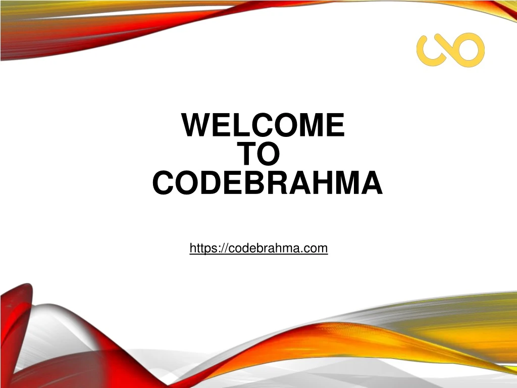 welcome to codebrahma
