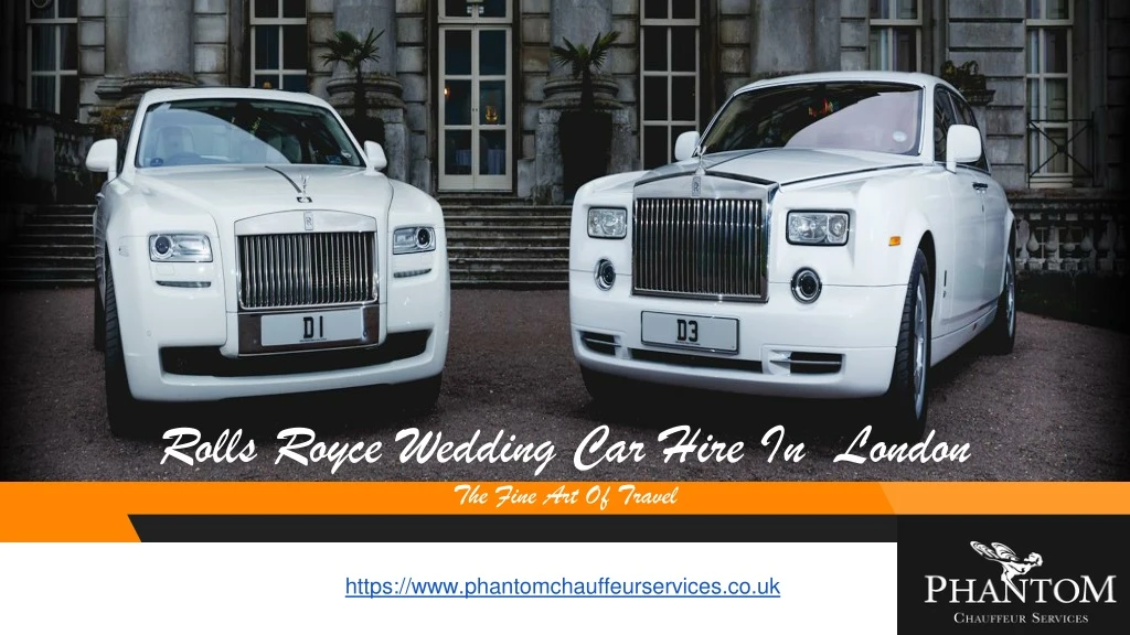 rolls royce wedding car hire in london