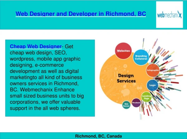 Web Designer and Developer in Richmond, BC