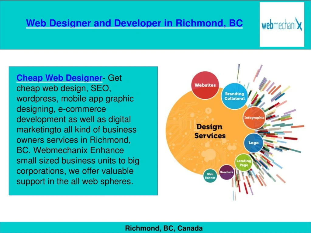web designer and developer in richmond bc