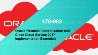 1Z0-983 PDF Dumps - slide 1