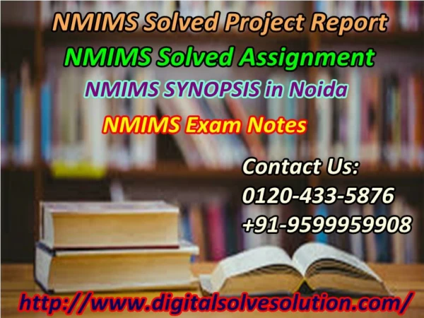 Need to arrange NMIMS exam notes 0120-433-5876