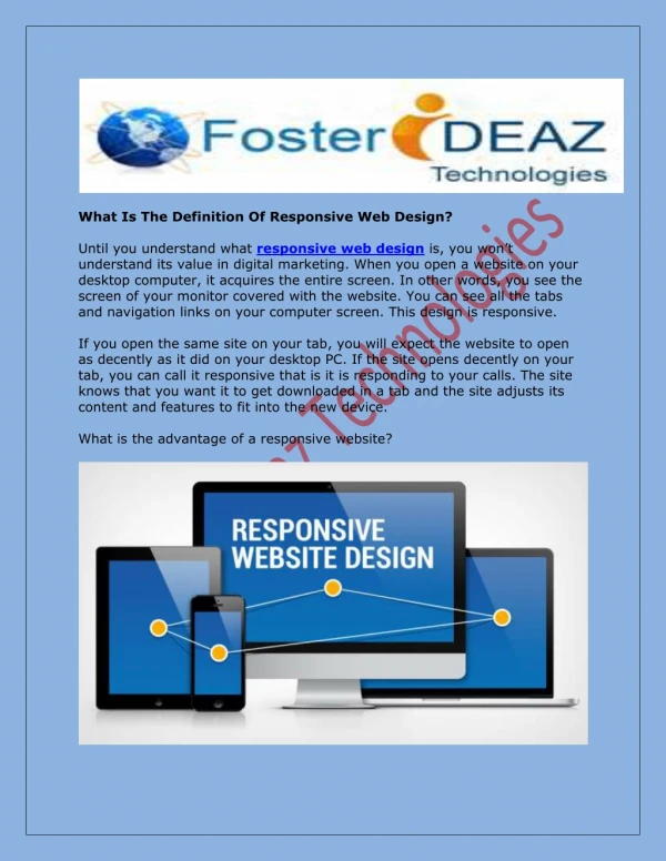 What Is The Definition Of Responsive Web Design?