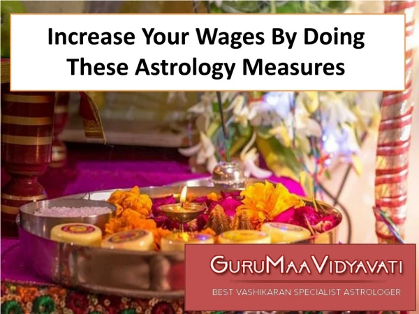 Increase Wages By Astrology Measures