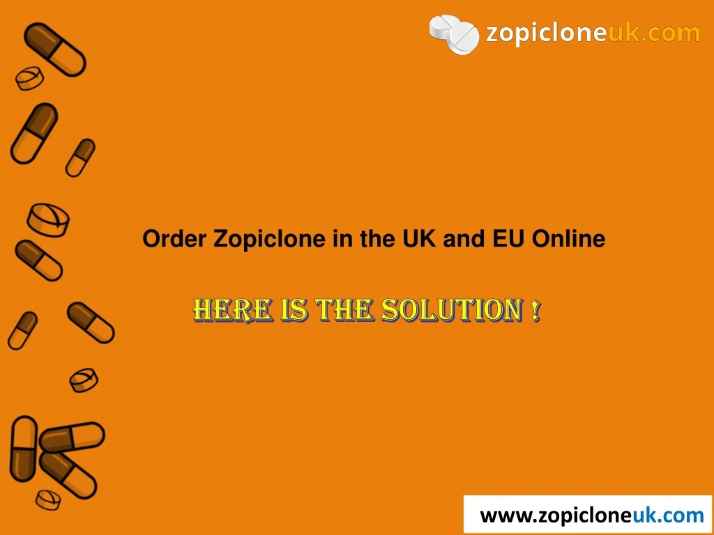 order zopiclone in the uk and eu online
