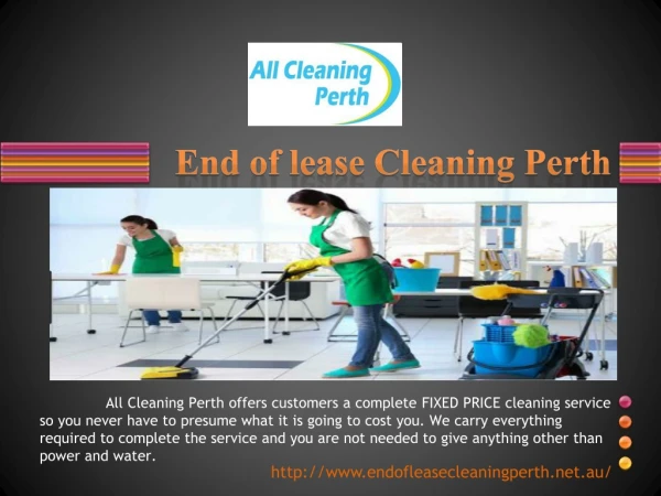 End of lease Cleaning services